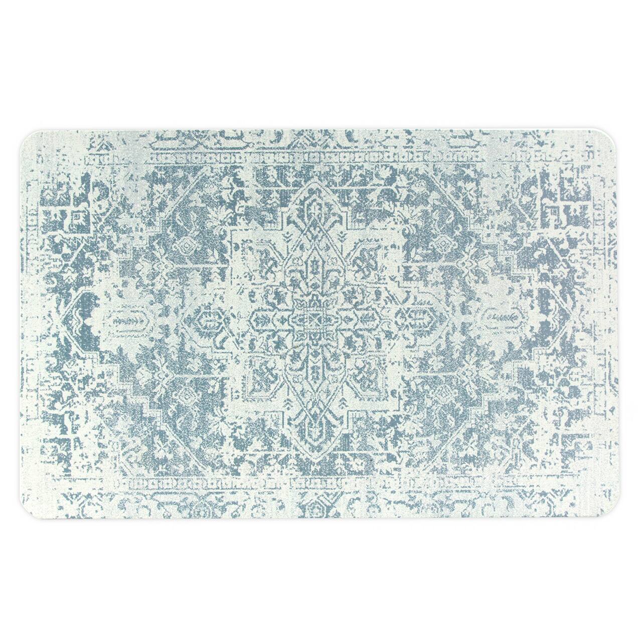 FloorPops Kilim Blue Stone Quick Drying Mat